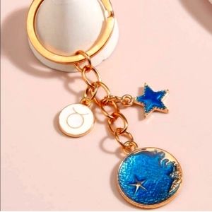 TAURUS Birthday (Apr 20-May 20) Sun 🌞 Zodiac Sign Keychain/Purse 🎒Charm~🎁